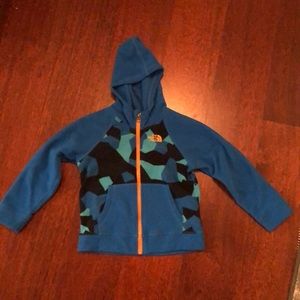 North Face Hooded Fleece Size 4T Boys